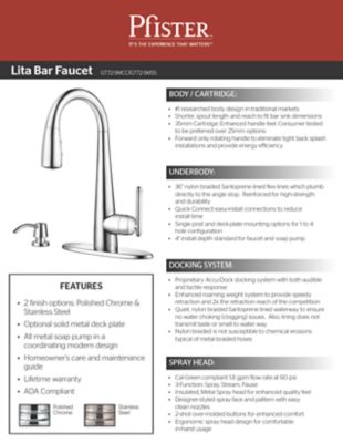 2013 Lita Bar Faucet Sell Sheet Cover Thumbnail